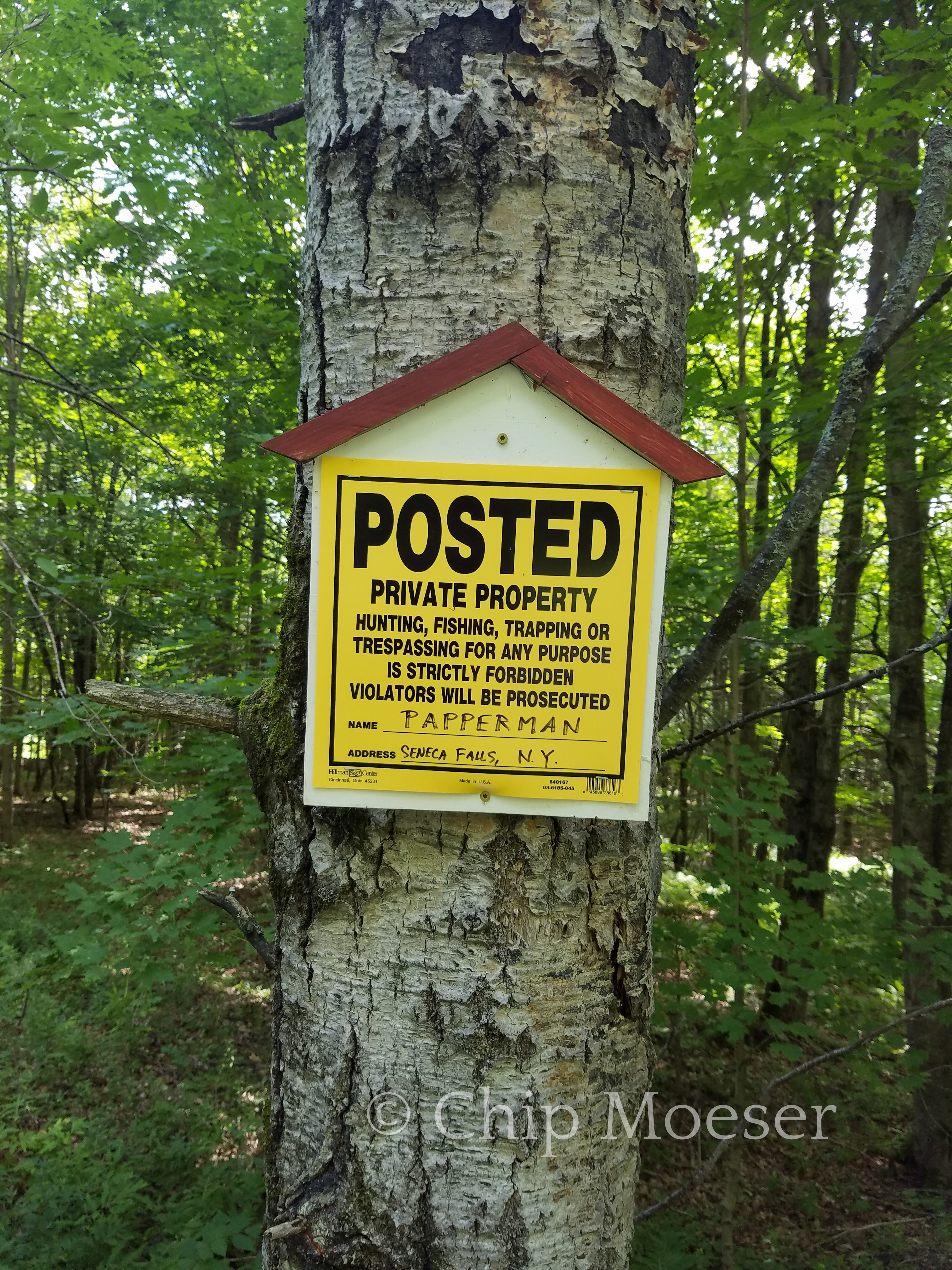 Private lands sign