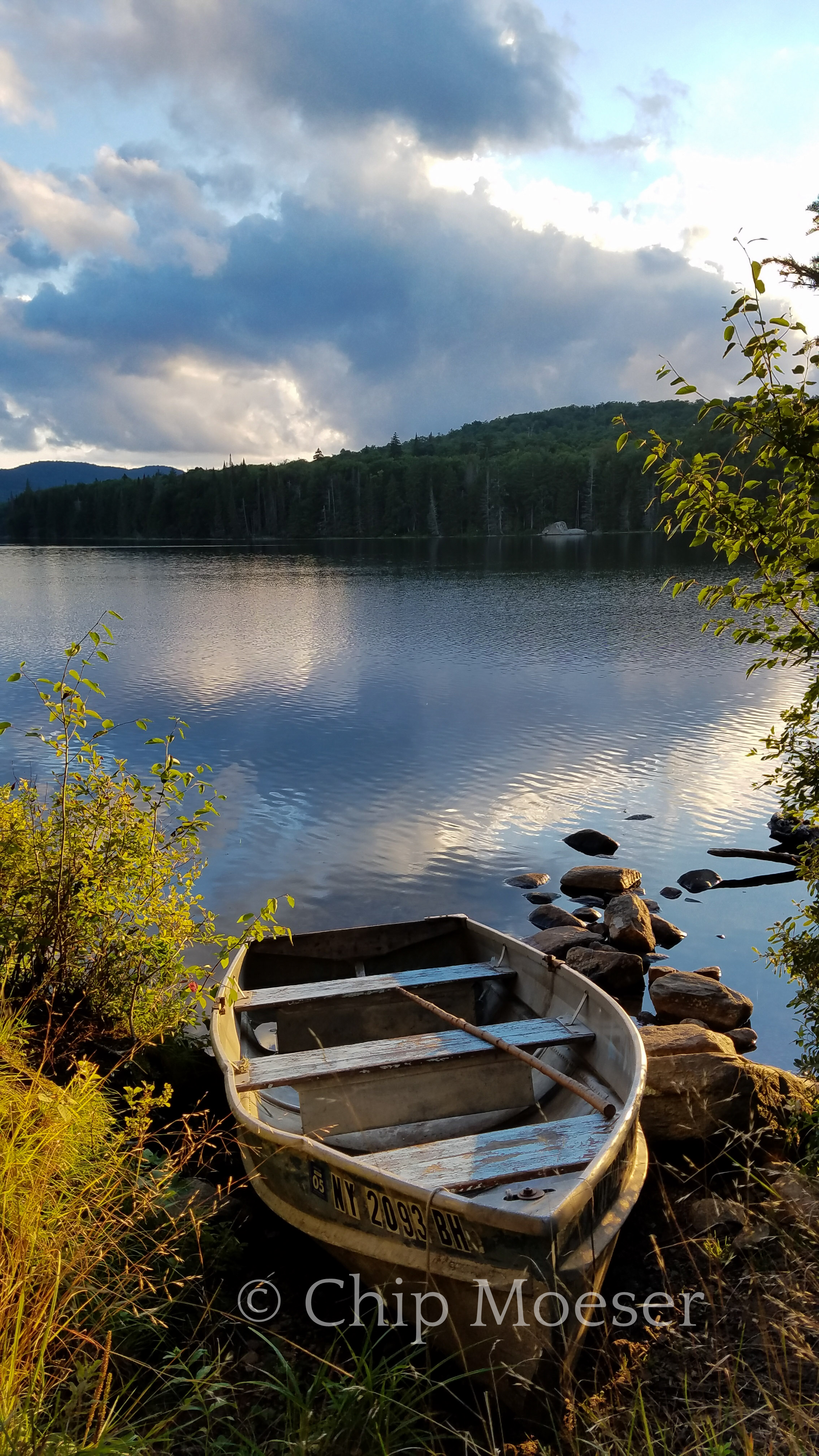 Boat by Spruce Lake