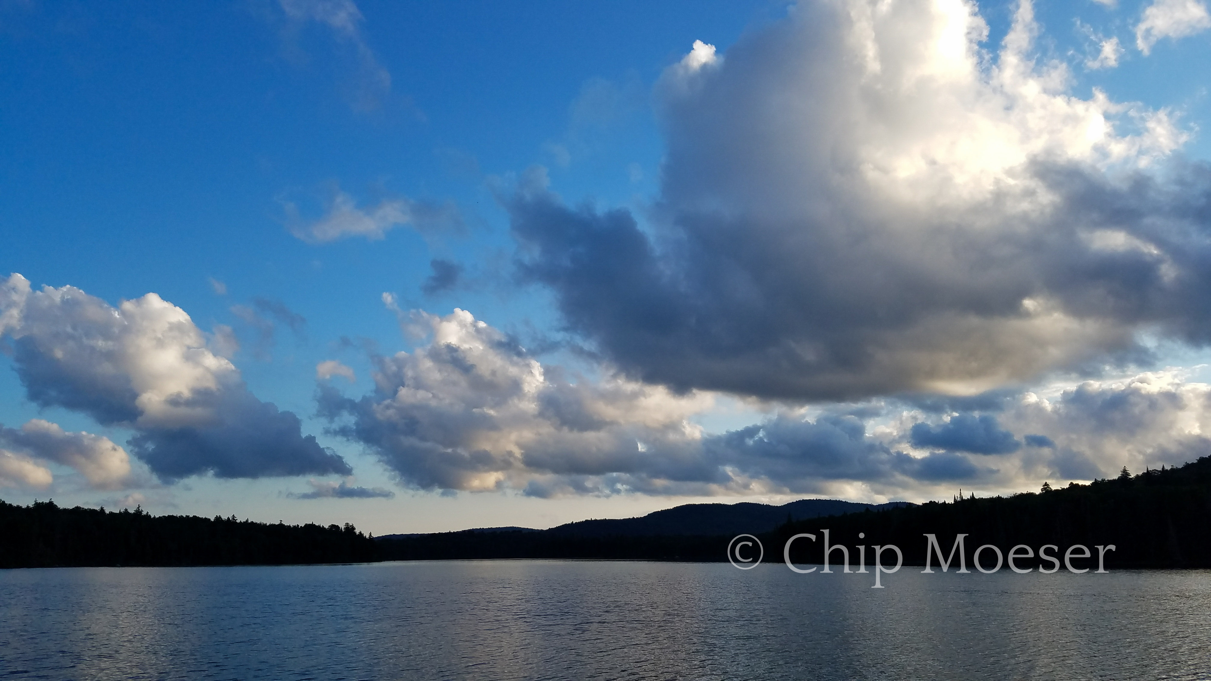 Clouds over Spruce Lake